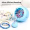 Bead Spinner for Jewelry Making, Clay Beads Spinner for Necklaces Maker, Electric Bead Spinners Bracelet Maker Machine with Beginner Friendly Positioning Mat, Gift for Craft Lovers, Blue
